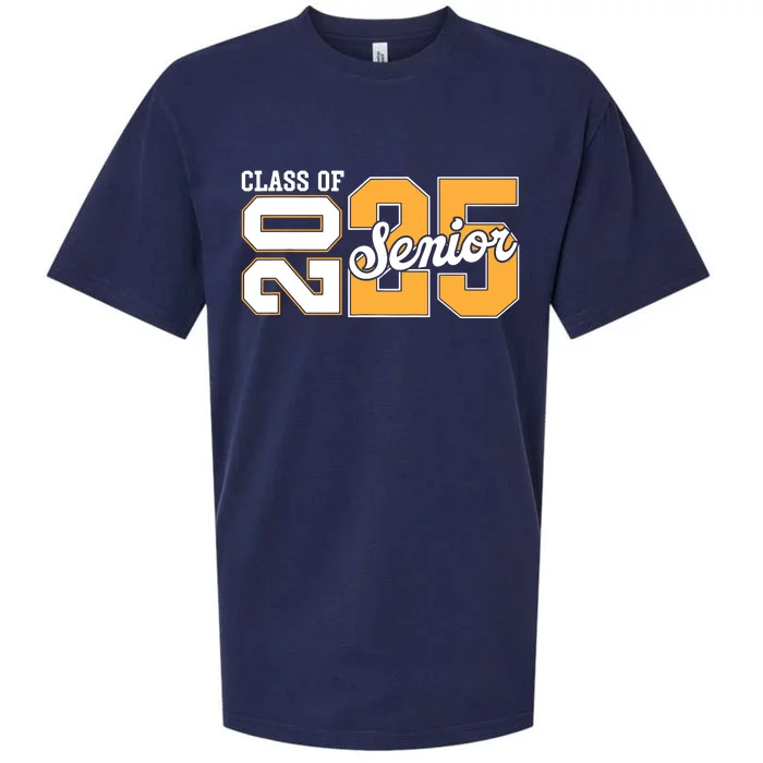 Class Of 2025 Senior 2025 Back To School 2025 Graduation 25 Sueded Cloud Jersey T-Shirt