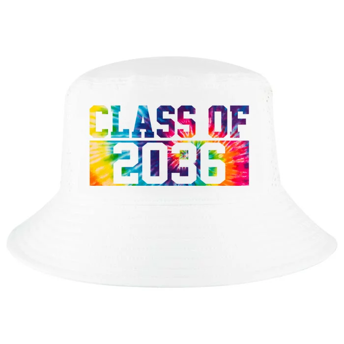 Class Of 2036 Graduation First Day Tie Dye Cool Comfort Performance Bucket Hat