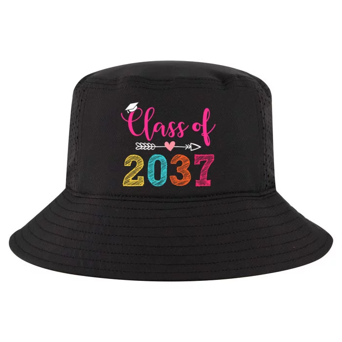 Class Of 2037 Pre K Grow With Me Graduation Cool Comfort Performance Bucket Hat