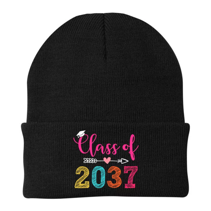 Class Of 2037 Pre K Grow With Me Graduation Knit Cap Winter Beanie