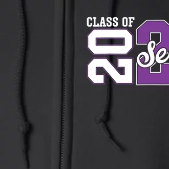 Class Of 2025 Senior 2025 Back To School 2025 Graduation 25 Full Zip Hoodie