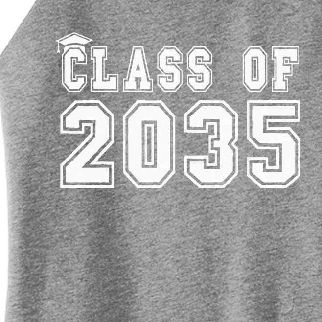 Class Of 2035 Graduation First Day Of Kindergarten PreK Women’s Perfect Tri Rocker Tank