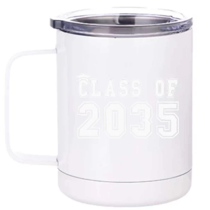 Class Of 2035 Graduation First Day Of Kindergarten PreK Front & Back 12oz Stainless Steel Tumbler Cup