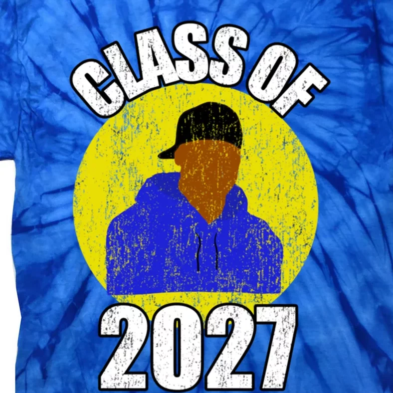 Class Of 2027 African American / Gift Tie-Dye T-Shirt