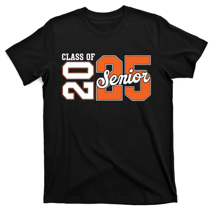 Class Of 2025 Senior 2025 Back To School 2025 Graduation 25 T-Shirt