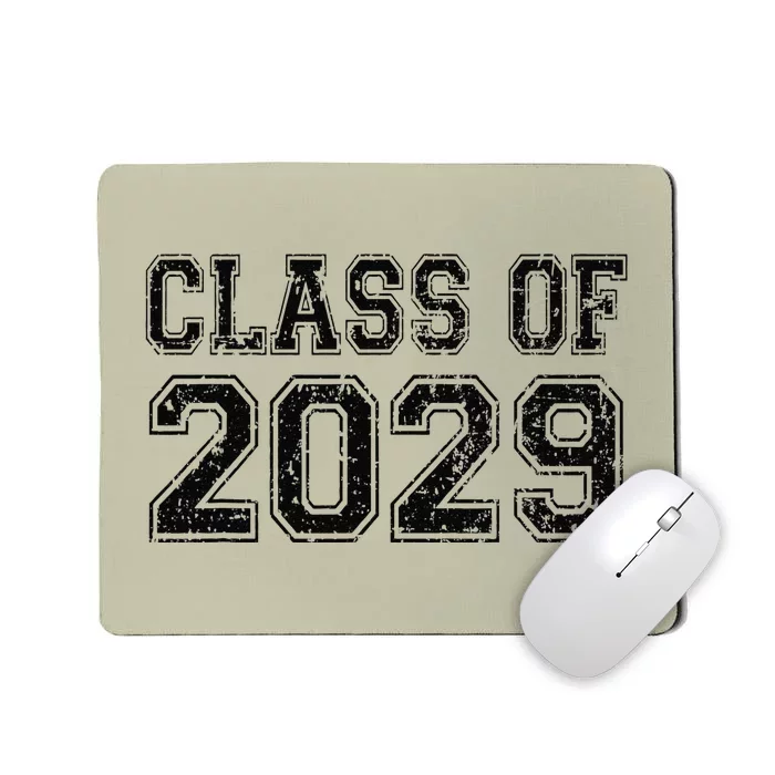 Class Of 2029 Grow With Me Graduation Vintage Mousepad