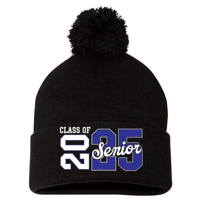 Class Of 2025 Senior 2025 Back To School 2025 Graduation 25 Pom Pom 12in Knit Beanie