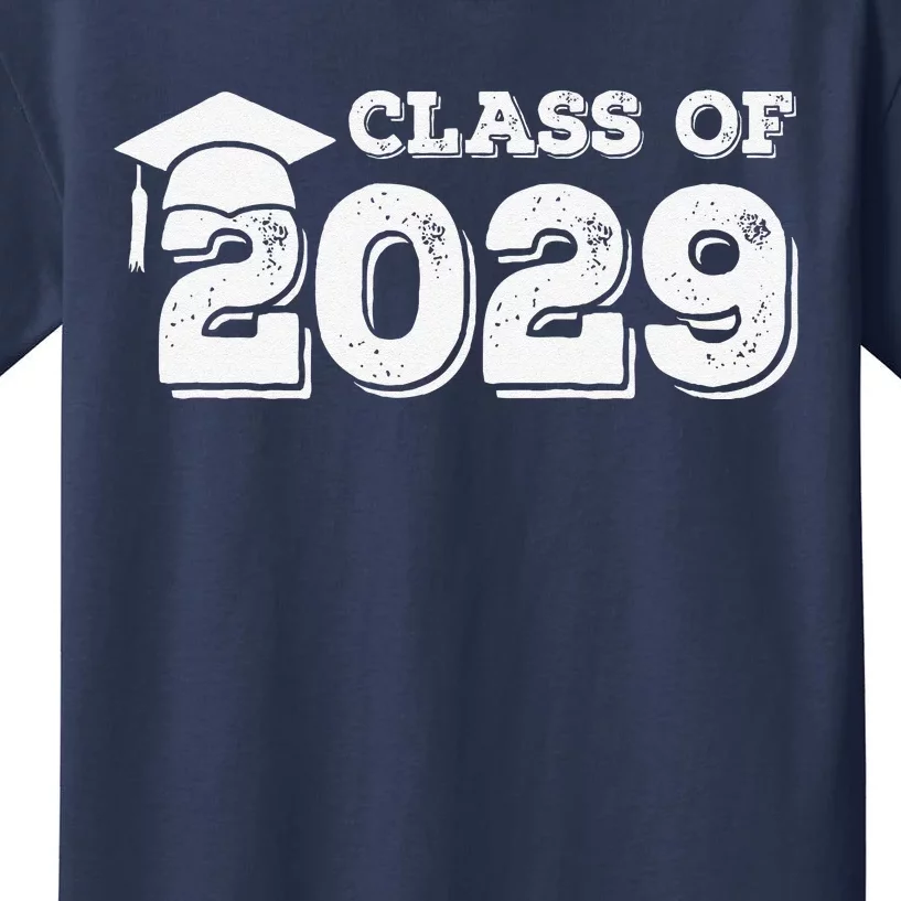 Class Of 2029 Senior Graduation 2029 Kids T-Shirt