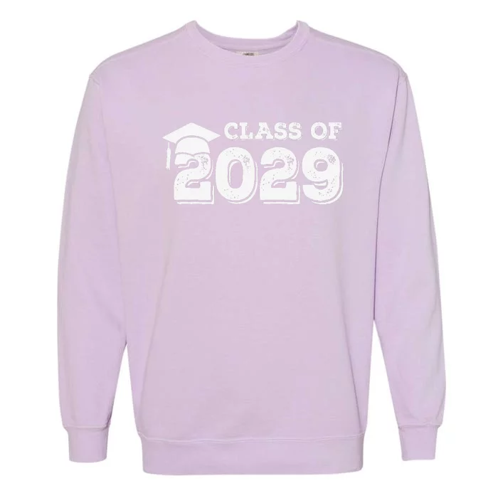 Class Of 2029 Senior Graduation 2029 Garment-Dyed Sweatshirt