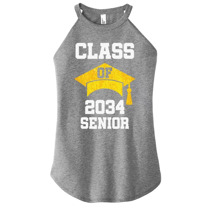 Class Of 2034 Funny Grow With Me First Day Of School Women’s Perfect Tri Rocker Tank