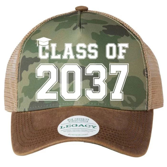 Class Of 2037 Pre K Grow With Me Graduation Legacy Tie Dye Trucker Hat