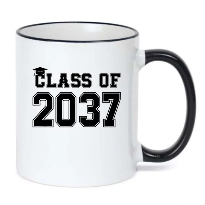 Class Of 2037 Pre K Grow With Me Graduation Black Color Changing Mug