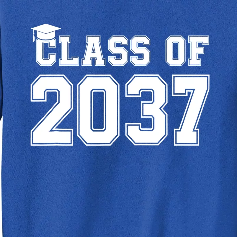 Class Of 2037 Pre K Grow With Me Graduation Tall Sweatshirt