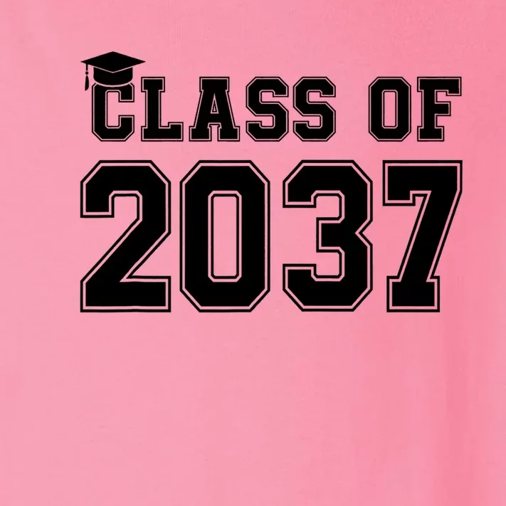 Class Of 2037 Pre K Grow With Me Graduation Toddler Long Sleeve Shirt