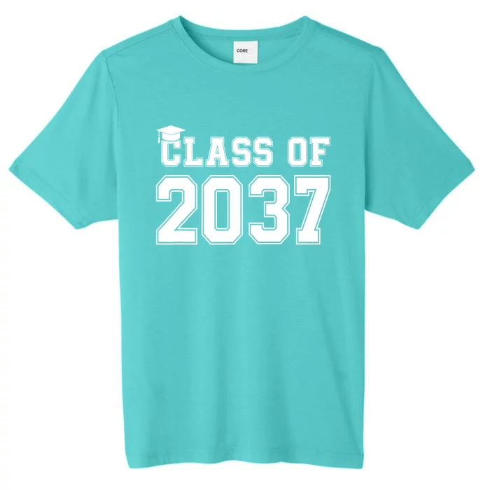 Class Of 2037 Pre K Grow With Me Graduation ChromaSoft Performance T-Shirt