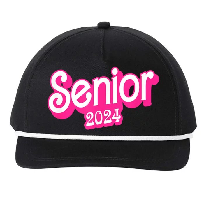 Class Of 2024 Senior Gifts Funny Seniors 2024 Snapback Five-Panel Rope Hat