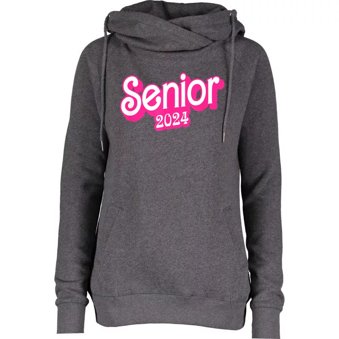 Class Of 2024 Senior Gifts Funny Seniors 2024 Womens Funnel Neck Pullover Hood