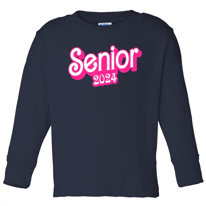 Class Of 2024 Senior Gifts Funny Seniors 2024 Toddler Long Sleeve Shirt