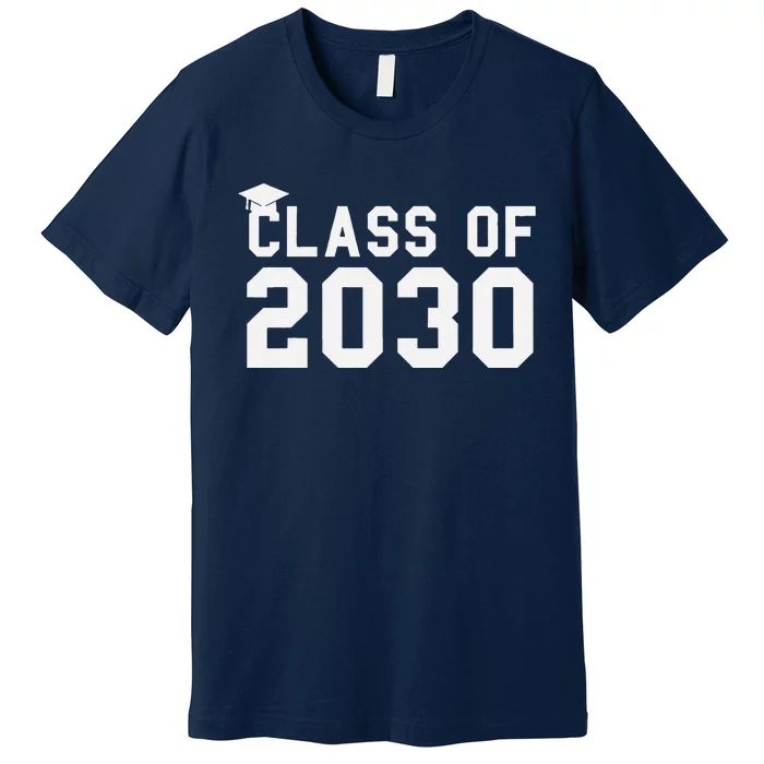 Class Of 2030 Grow With Me First Day Of School Gift Premium T-Shirt