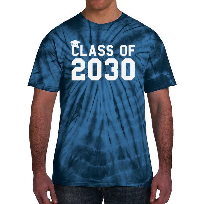 Class Of 2030 Grow With Me First Day Of School Gift Tie-Dye T-Shirt