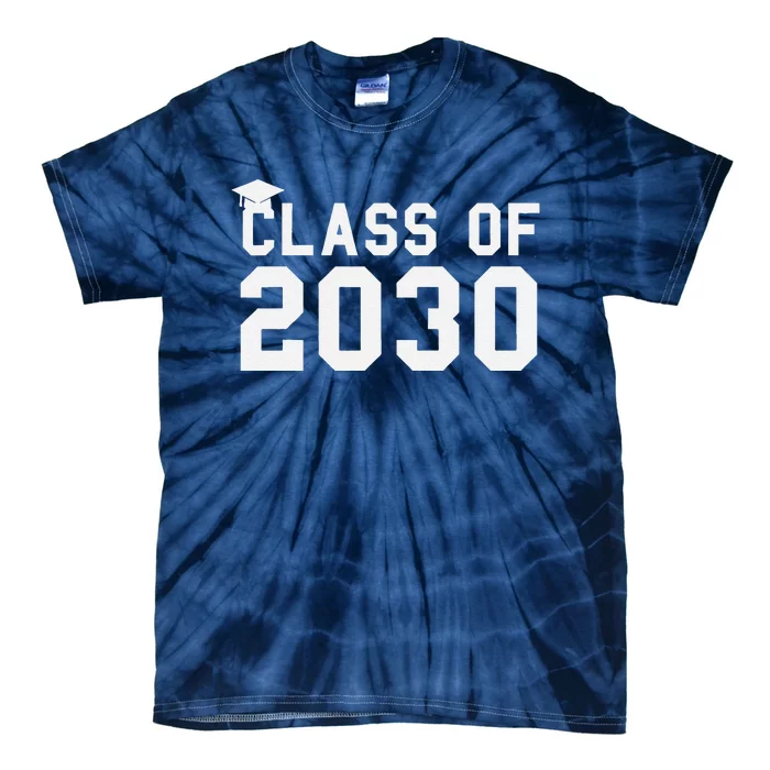 Class Of 2030 Grow With Me First Day Of School Gift Tie-Dye T-Shirt