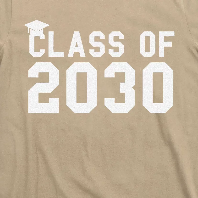 Class Of 2030 Grow With Me First Day Of School Gift T-Shirt