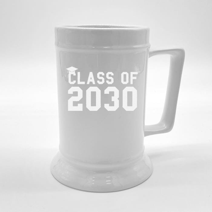 Class Of 2030 Grow With Me First Day Of School Gift Front & Back Beer Stein