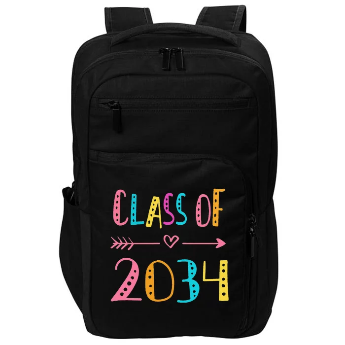 CLASS OF 2034 Grow With Me Funny First Day Of School Impact Tech Backpack