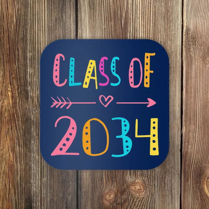 CLASS OF 2034 Grow With Me Funny First Day Of School Coaster