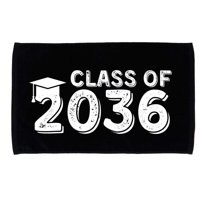 Class Of 2036 Senior Graduation 2036 Microfiber Hand Towel