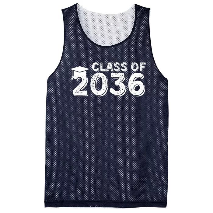 Class Of 2036 Senior Graduation 2036 Mesh Reversible Basketball Jersey Tank