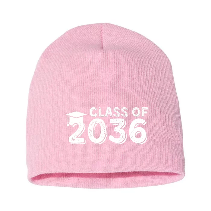 Class Of 2036 Senior Graduation 2036 Short Acrylic Beanie