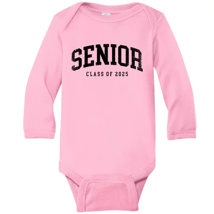 Class Of 2025 Senior 2025 Graduation 2025 Back To School Baby Long Sleeve Bodysuit