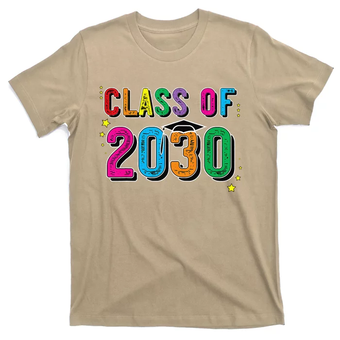 CLASS OF 2030 Grow With Me First Day Of School T-Shirt