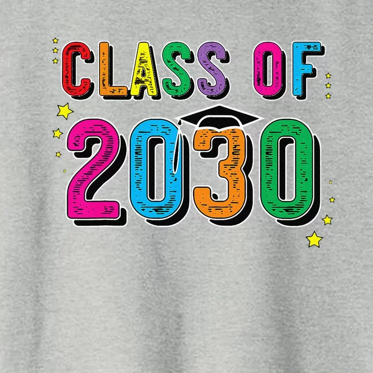 CLASS OF 2030 Grow With Me First Day Of School Women's Crop Top Tee