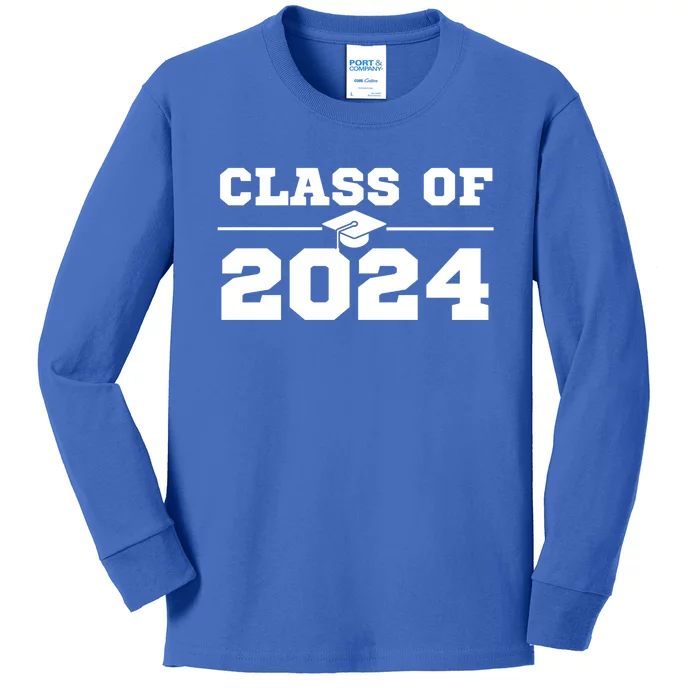 Class Of 2024 Gift Senior Year 24 Back To School Colors Gift Kids Long Sleeve Shirt