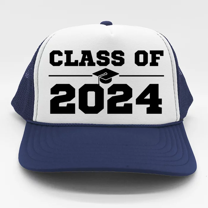 Class Of 2024 Gift Senior Year 24 Back To School Colors Gift Trucker Hat