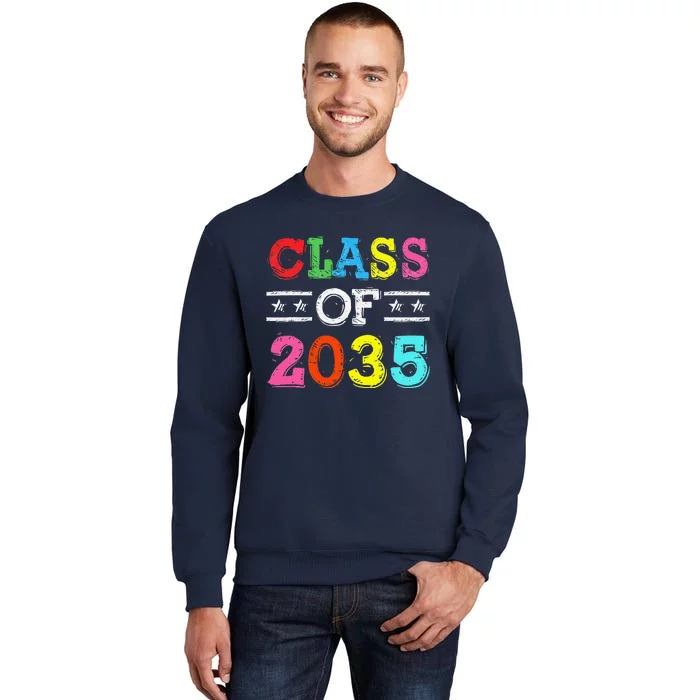 CLASS OF 2035 Grow With Me Cute First Day Of School Gift Sweatshirt