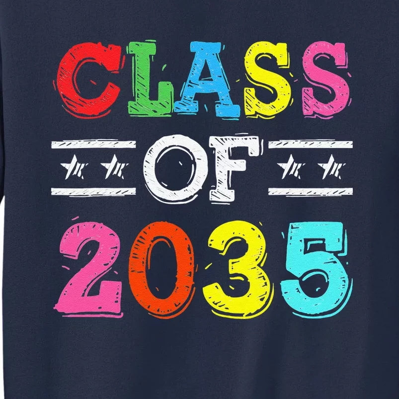 CLASS OF 2035 Grow With Me Cute First Day Of School Gift Sweatshirt