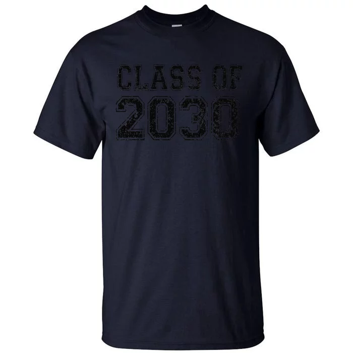 Class Of 2030 Grow With Me Graduation Vintage Tall T-Shirt