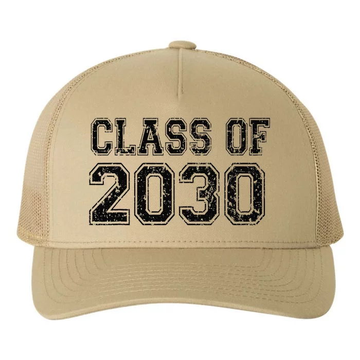 Class Of 2030 Grow With Me Graduation Vintage Yupoong Adult 5-Panel Trucker Hat