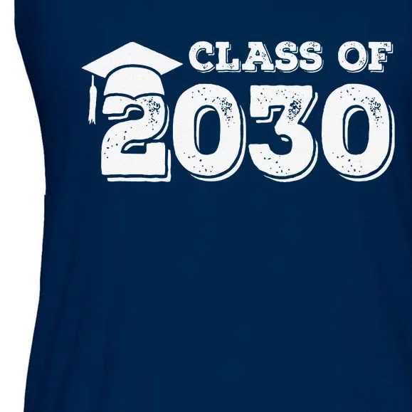 Class Of 2030 Senior Graduation 2030 Ladies Essential Flowy Tank