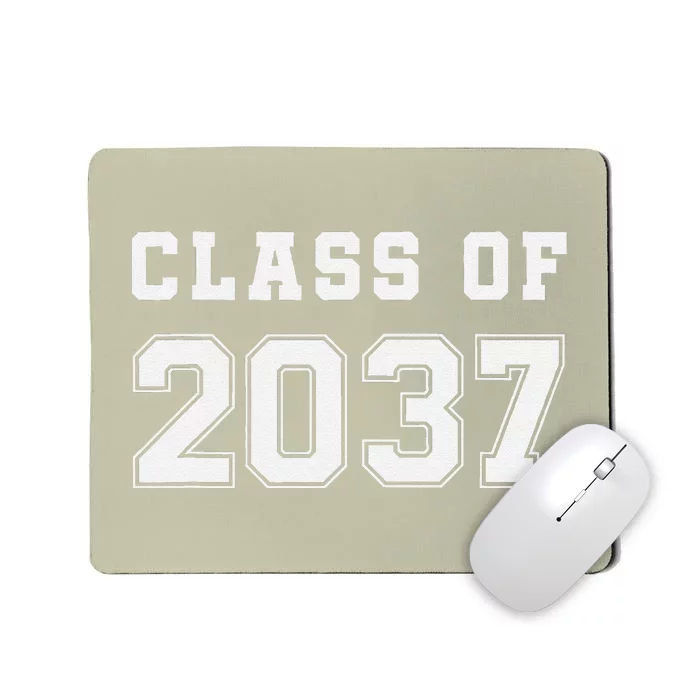 Class Of 2037 Grow With Me First Day Of School Mousepad