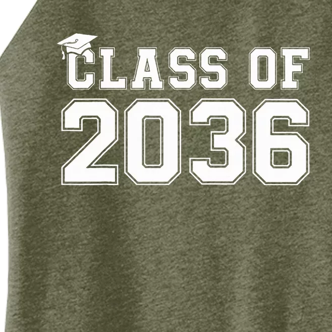 Class Of 2036 Grow With Me Graduation First Day Of School Women’s Perfect Tri Rocker Tank