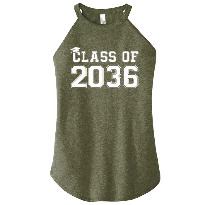 Class Of 2036 Grow With Me Graduation First Day Of School Women’s Perfect Tri Rocker Tank