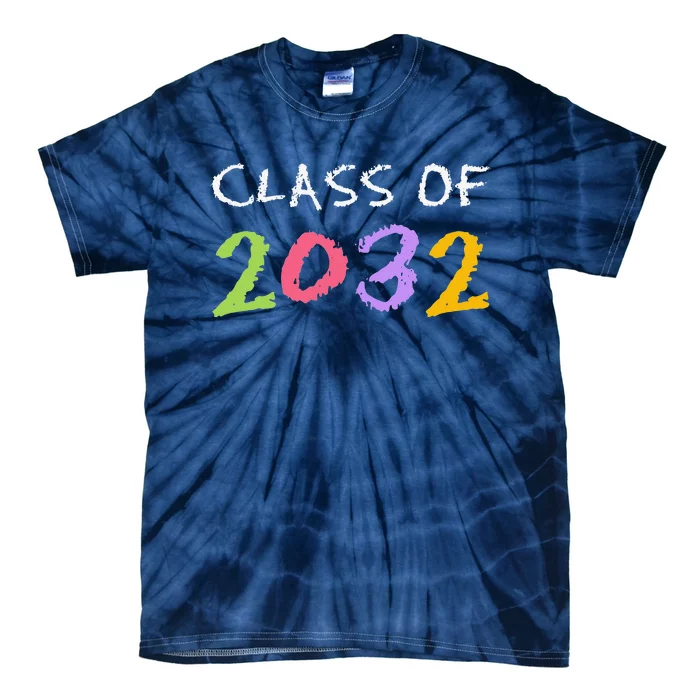 Class Of 2032 First Day Of School Funny Grow With Me Gift Tie-Dye T-Shirt