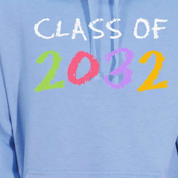 Class Of 2032 First Day Of School Funny Grow With Me Gift Unisex Surf Hoodie