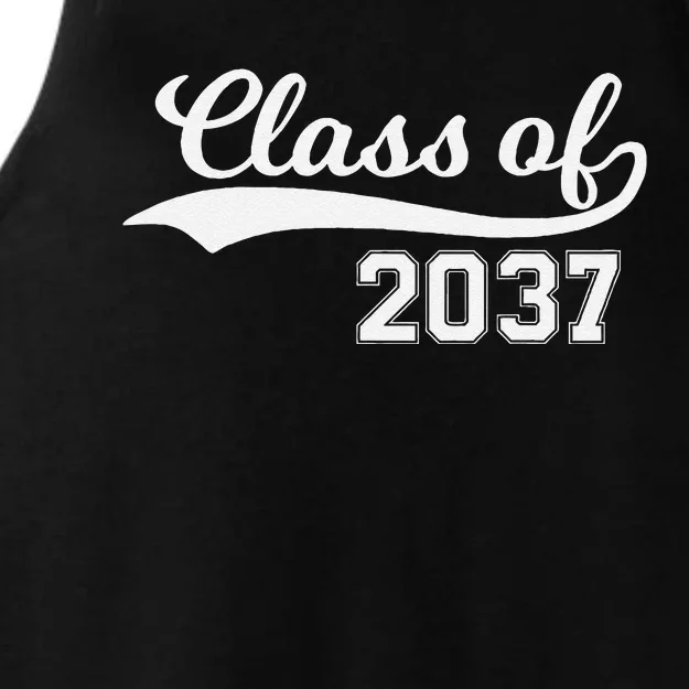 Class Of 2037 Grow With Me Funny First Day Of School Ladies Tri-Blend Wicking Tank