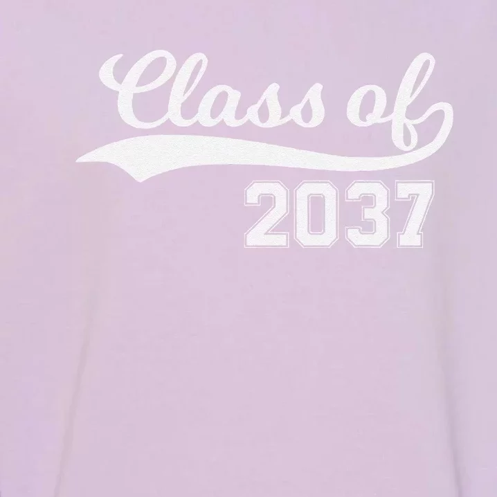 Class Of 2037 Grow With Me Funny First Day Of School Garment-Dyed Sweatshirt