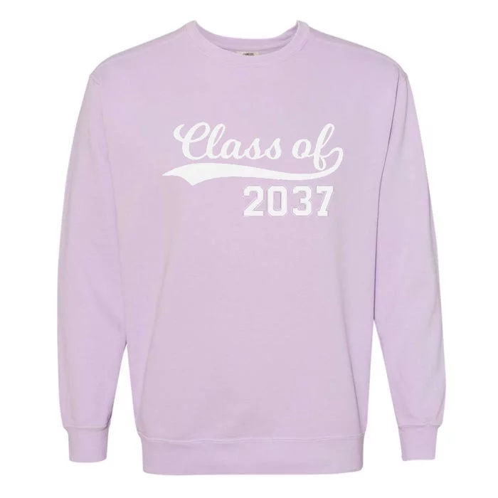 Class Of 2037 Grow With Me Funny First Day Of School Garment-Dyed Sweatshirt